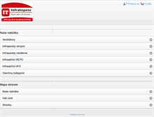 Tablet Screenshot of infrapanely-it.cz